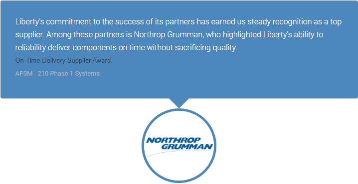 Northrop Grumman Quote 1 | Northrop Grumman and Liberty Electronics, Liberty Electronics®